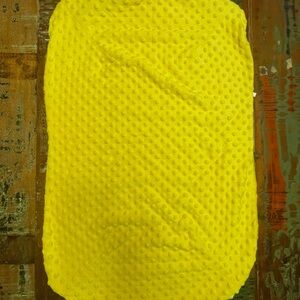 Yellow Minky Dot Newborn Lounger Cover